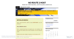 Desktop Screenshot of noroute2host.wordpress.com