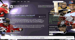 Desktop Screenshot of fantasyhockball.wordpress.com