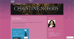 Desktop Screenshot of christinenorris.wordpress.com
