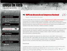 Tablet Screenshot of educaemfoco.wordpress.com