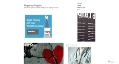Desktop Screenshot of blogeverythingout.wordpress.com
