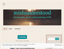 Tablet Screenshot of mishunderstood.wordpress.com