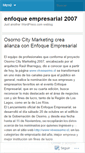 Mobile Screenshot of enfoqueempresarial.wordpress.com