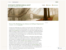 Tablet Screenshot of enfoqueempresarial.wordpress.com