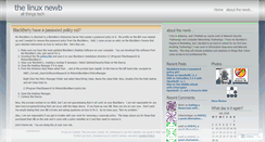 Desktop Screenshot of linuxnewb.wordpress.com
