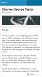 Mobile Screenshot of charlestaylor.wordpress.com