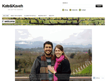 Tablet Screenshot of kateandkaveh.wordpress.com