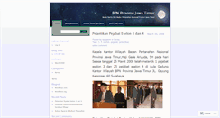 Desktop Screenshot of bpnjatim.wordpress.com