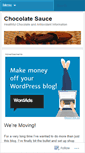 Mobile Screenshot of chocolatesauce.wordpress.com
