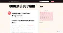 Desktop Screenshot of cookingfoodwine.wordpress.com