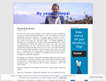 Tablet Screenshot of helsinnepal.wordpress.com