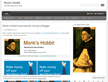 Tablet Screenshot of monkshobbit.wordpress.com