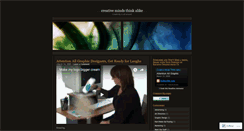 Desktop Screenshot of creativemindsthinkalike.wordpress.com