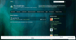 Desktop Screenshot of nocreativos.wordpress.com