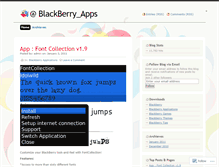 Tablet Screenshot of berryapps.wordpress.com