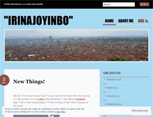 Tablet Screenshot of irinajoyinbo.wordpress.com