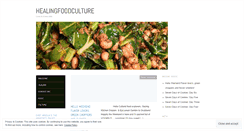 Desktop Screenshot of healingfoodculture.wordpress.com