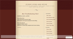 Desktop Screenshot of newfunnyjunk.wordpress.com