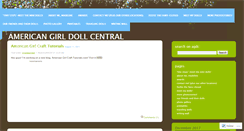 Desktop Screenshot of americangirldcentral.wordpress.com