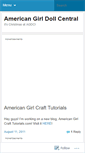 Mobile Screenshot of americangirldcentral.wordpress.com