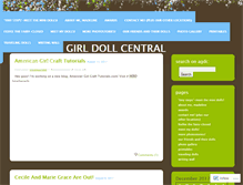 Tablet Screenshot of americangirldcentral.wordpress.com