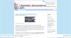 Desktop Screenshot of koralista.wordpress.com