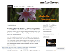 Tablet Screenshot of myfixedheart.wordpress.com