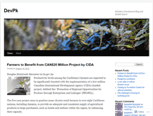 Tablet Screenshot of devpk.wordpress.com