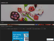 Tablet Screenshot of curiouscats.wordpress.com