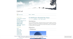 Desktop Screenshot of fobcraft.wordpress.com