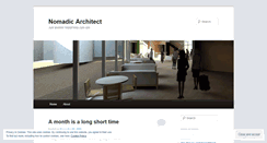 Desktop Screenshot of nomadicarchitect.wordpress.com