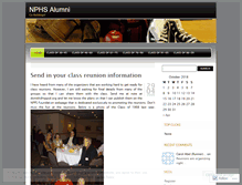 Tablet Screenshot of nppsfalumni.wordpress.com