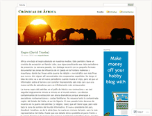 Tablet Screenshot of cronicasdeafrica.wordpress.com