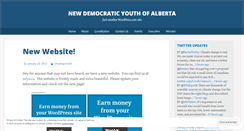 Desktop Screenshot of ndyalberta.wordpress.com