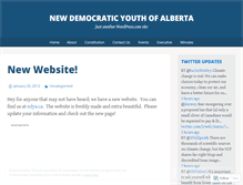 Tablet Screenshot of ndyalberta.wordpress.com