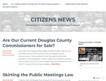 Tablet Screenshot of citizensnews.wordpress.com