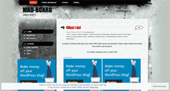 Desktop Screenshot of madboard.wordpress.com