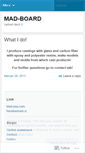 Mobile Screenshot of madboard.wordpress.com