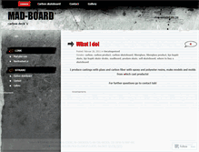 Tablet Screenshot of madboard.wordpress.com