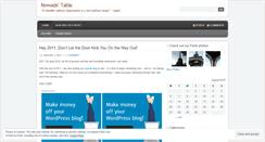 Desktop Screenshot of nomadstable.wordpress.com