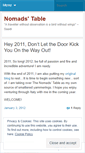 Mobile Screenshot of nomadstable.wordpress.com