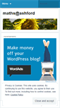Mobile Screenshot of mathsashford.wordpress.com