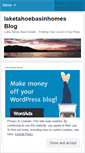 Mobile Screenshot of laketahoehouses.wordpress.com