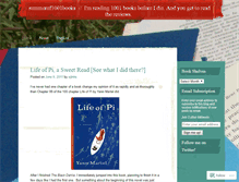 Tablet Screenshot of booksofsummer.wordpress.com