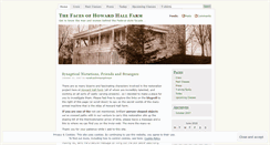 Desktop Screenshot of howardhallfarm.wordpress.com