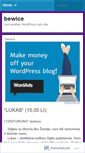 Mobile Screenshot of bewice.wordpress.com