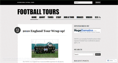 Desktop Screenshot of footballtours.wordpress.com