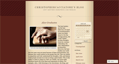 Desktop Screenshot of christophercacciatore.wordpress.com