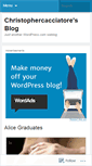 Mobile Screenshot of christophercacciatore.wordpress.com
