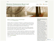 Tablet Screenshot of burningexpressions.wordpress.com